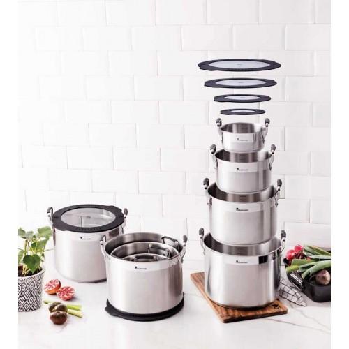 Immagine prodotto MasterPRO Casseruola con coperchio (20 cm, Pentola)