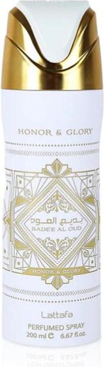 Actual product image Lattafa Perfumes Lattafa Badee Al Oud Honor Glory Deodorant Spray (Spray, 200 ml)