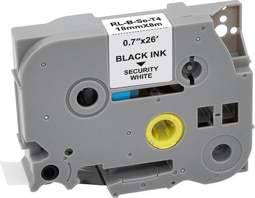 Neutral PTOUCH 18mm WEISS-SCHWARZ TZESE4/ Sicherheitsband 8m Laminiert