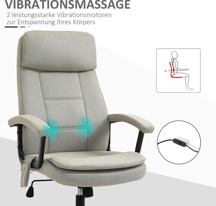 Immagine prodotto Vinsetto Sedia da ufficio con funzione massaggio