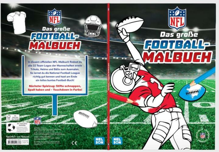 Immagine prodotto NFL: Il grande libro del football da colorare