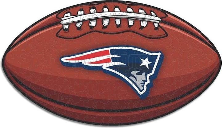 Produktbild Iconic NFL - New England Patriots – Football mit Logo - Holz Puzzle Grösse L (500 Teile) (500 Teile)