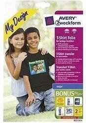 Immagine prodotto Avery Zweckform My Design T-Shirt Transfer per tessuti scuri (8 x, A4)