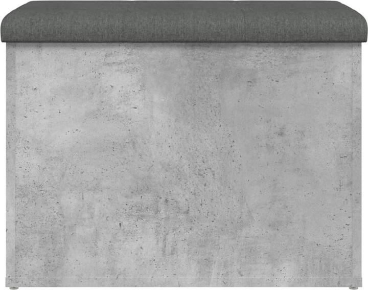 Produktbild VidaXL Sitzbank mit Stauraum Betongrau 62x42x45 cm (42 cm)