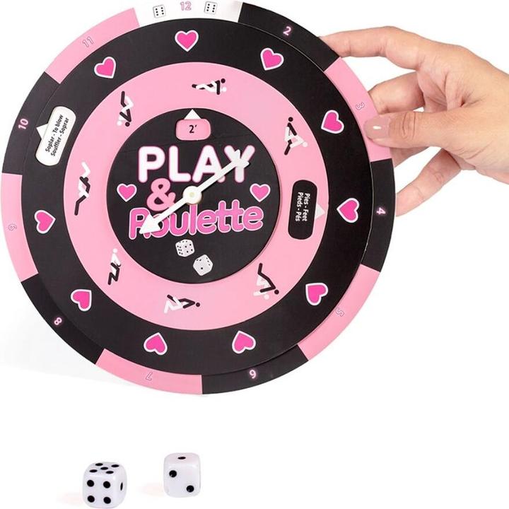 Produktbild Secret play SECRETPLAY PLAY & ROULETTE - W?RFEL- & ROULETTESPIEL (ES/PT/EN/FR) (Würfelspiel, Portugiesisch, Englisch, Französisch, Niederländisch, Spanisch)