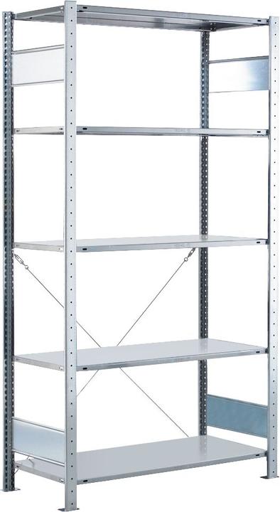 Produktbild Schulte Lagertechnik Stecksystem Grundregal MULTIplus150 mit Kreuzstrebe
