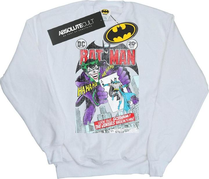Actual product image Boys Batman Joker Playing Card Cover Sweatshirt (116)