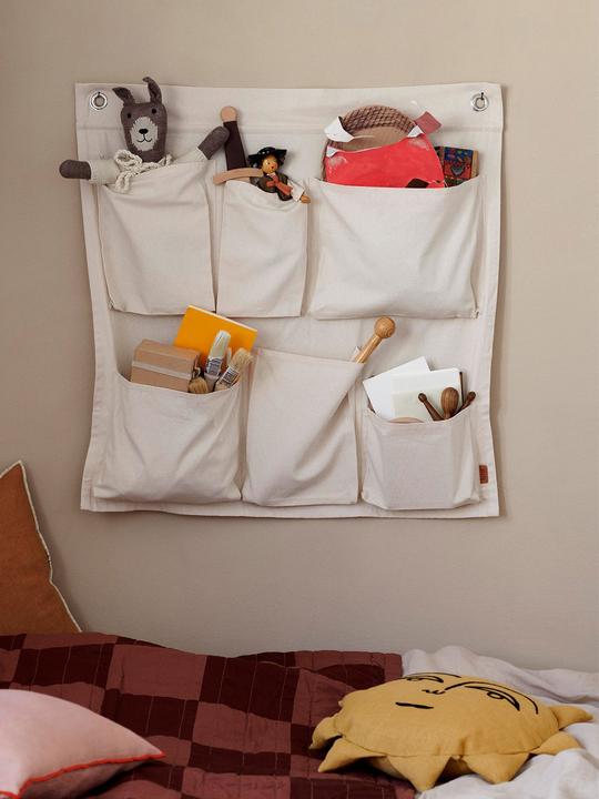 Actual product image Ferm Living Canvas Wall Pockets (70 x 70 cm)
