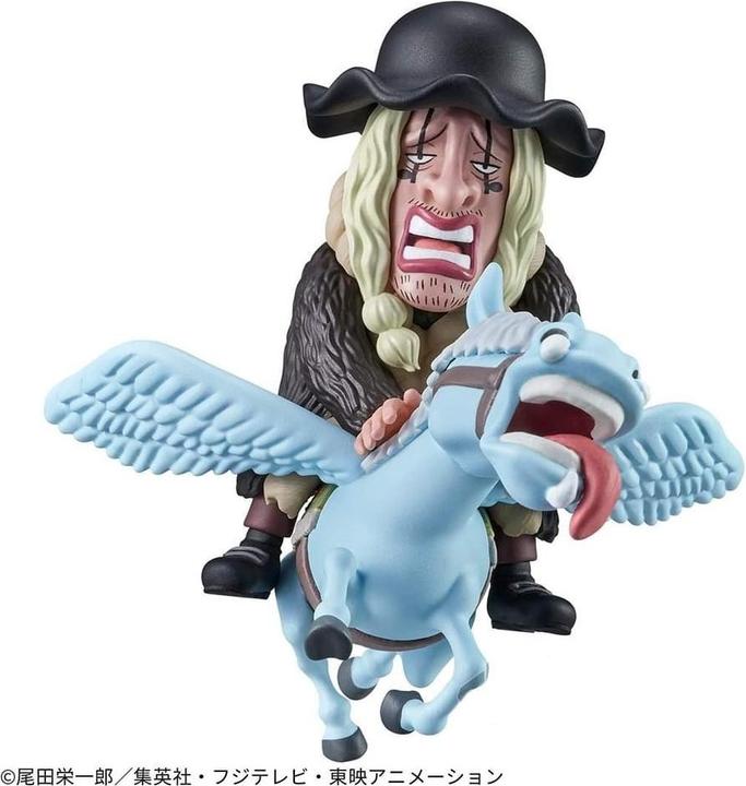 Actual product image Banpresto ONE PIECE - WCF Trafalgar vs Barbe noir - Assortiments 12 Figurine 7cm