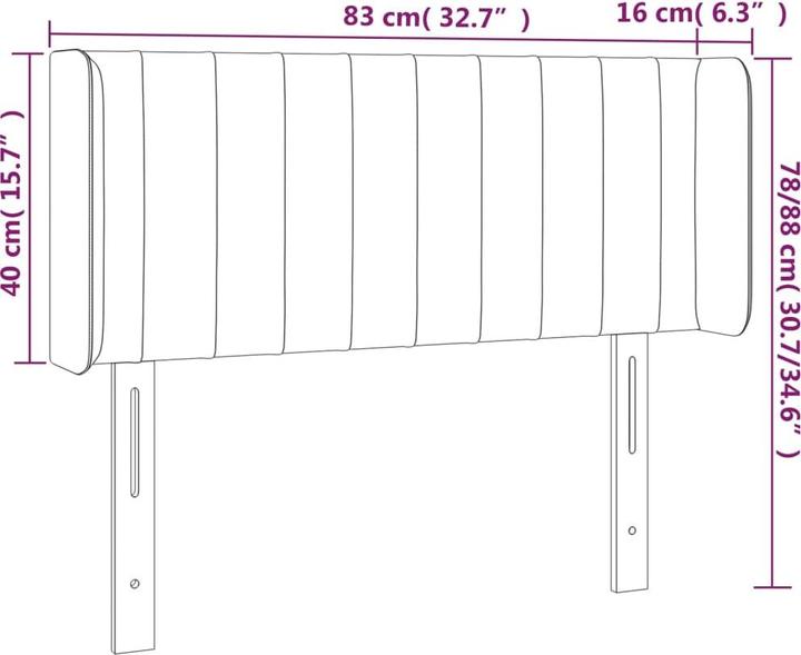 Produktbild VidaXL Gianna (83 x 16 x 88 cm)