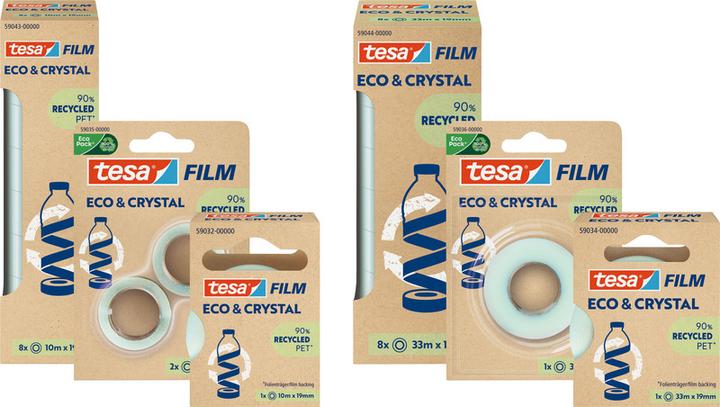 Immagine prodotto tesa Ruban adhésif Film eco & crystal ecoLogo (19 mm)