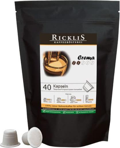Immagine prodotto RickliS Kaffeerösterei Crema (40 x Porta.)
