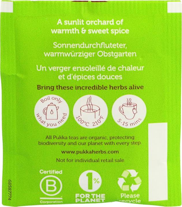 Actual product image Pukka Wild apple cinnamon tea (40 g)