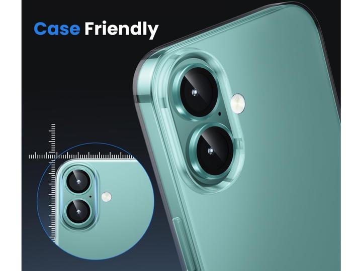 Produktbild Screenguard Camera Lens Protector Schutzglas Apple iPhone 16 (1 Stück, Apple iPhone 16)