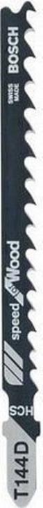 Image du produit Bosch Professional Zubehör Lame de scie sauteuse T 144 D Speed for Wood, pack de 100