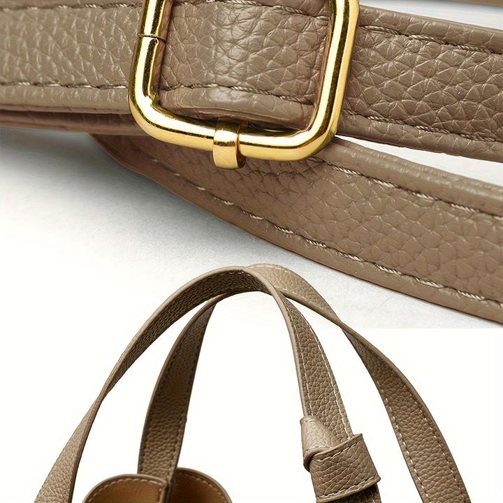 Produktbild Only-Bags.Store Chic Solid Color Bucket Bag - Vielseitige Crossbody & Schulter Handtasche mit verstellbarem Riemen