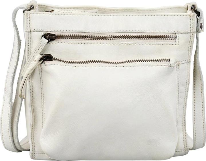 Bear Rock Bären Design Medium Crossbodybag / Umhängetasche Damen - Leder - Davita - Weiss