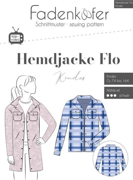 Immagine prodotto Fadenkäfer Cartamodello giacca camicia Flo bambini