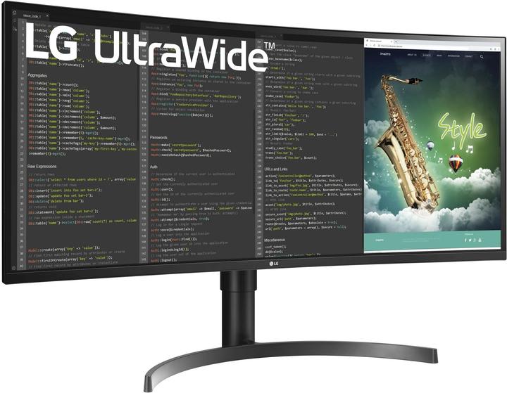 Actual product image LG Ultrawide 35WN75CP-B (3440 x 1440 pixels, 35")