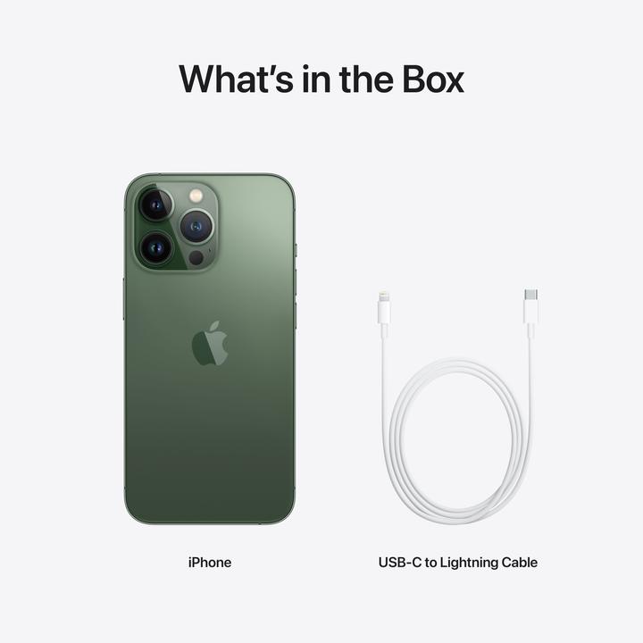 Produktbild Apple iPhone 13 Pro (128 GB, Alpine Green, 6.10", SIM + eSIM, 12 Mpx, 5G)
