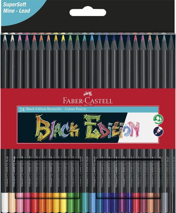 Productafbeelding Faber-Castell Zwarte editie (Veelkleurig, 24 x)