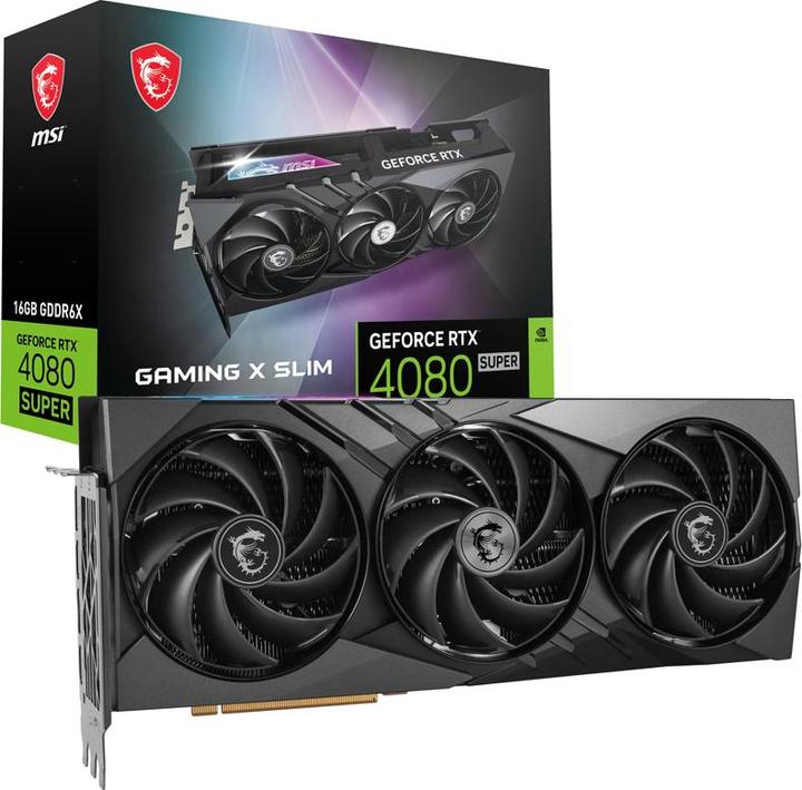 Produktbild MSI GeForce RTX 4080 SUPER 16G GAMING X SLIM (16 GB)