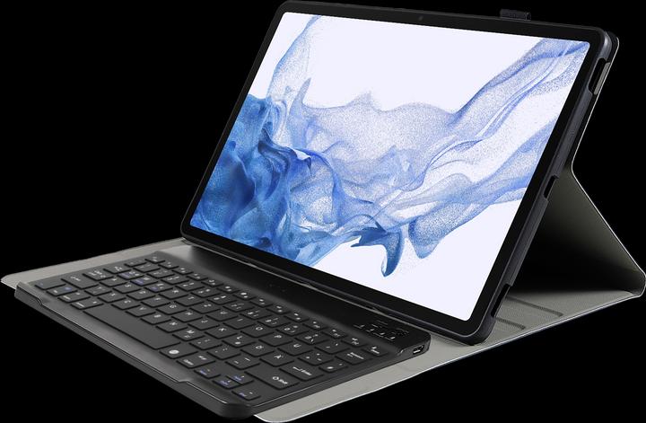 Cazy Tastatur Hülle Kompatibel mit Samsung Galaxy Tab S8+ - Schutz Etui mit magnetisch Abnehmbarer (DE, Galaxy Tab S8+)