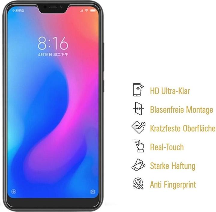 Produktbild Protectorking 3x Panzerfolie Anti-Shock HD Klar (3 Stück, Xiaomi Redmi Note 6 Pro)