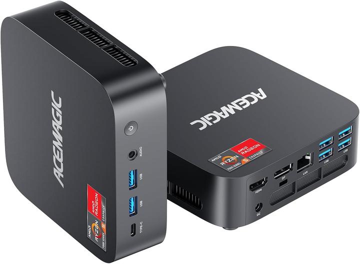 Image du produit AceMagic Mini PC mit Ryzen 5, Windows 11 Pro, 4K Display (AMD Ryzen 5 7430U, 32 Go)