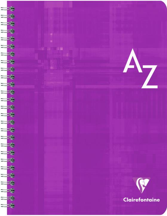 Immagine prodotto Clairefontaine Quaderno a spirale con indice A -Z (17 x 22 cm, Quadretti)