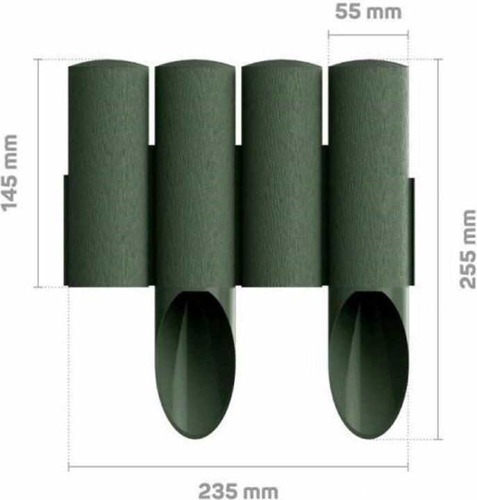Immagine prodotto Green Split Palizzate in plastica verde 23cm x 25,5 cm (23.50 cm)