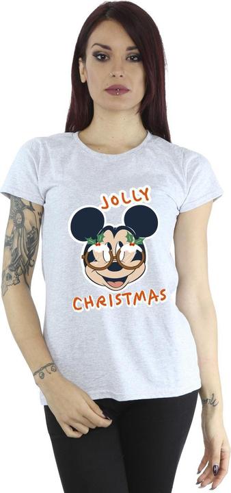 Produktbild Disney Mickey Mouse Jolly Christmas Glasses TShirt (XXL)
