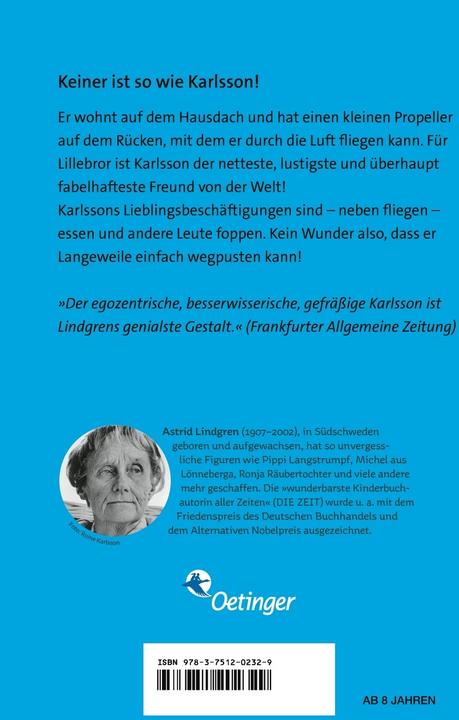 Produktbild Karlsson vom Dach 1 (Deutsch, Astrid Lindgren, Ilon Wikland, Thyra Dohrenburg, 2022)