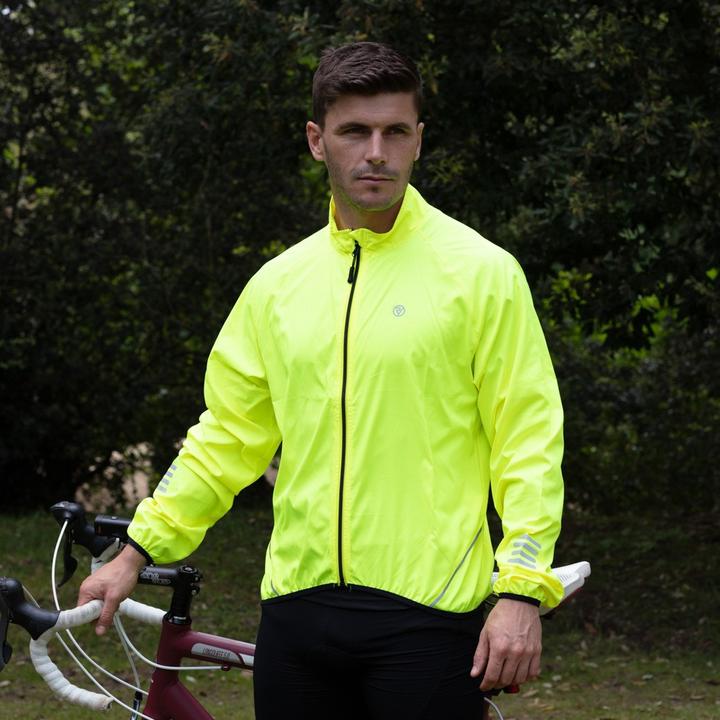 Actual product image Proviz Men Classic Windproof Pack-it Jacket neon yellow 2XL (XXL)