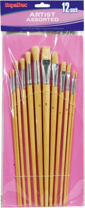 Produktbild Supa Dec Pinsel Set 12erPack