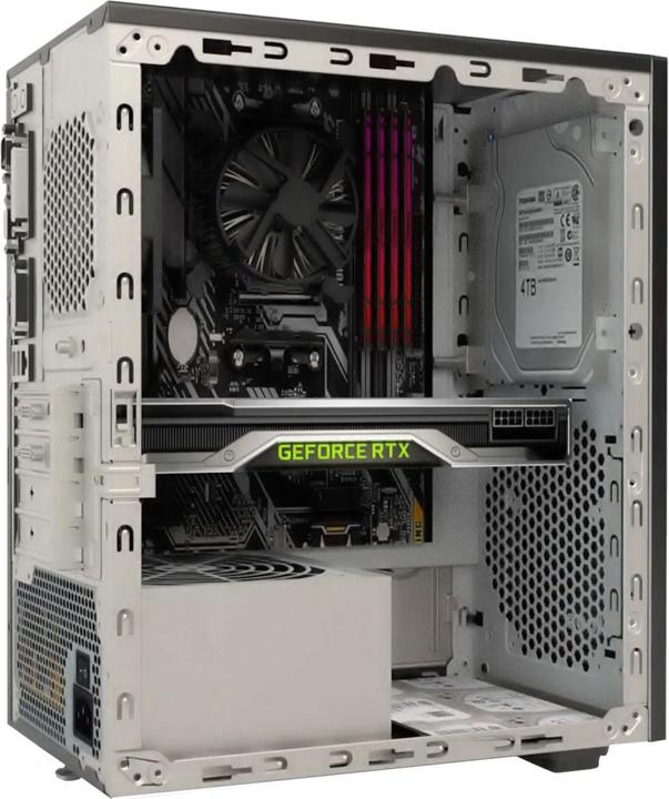 Produktbild Itek SMALLCOM-B Mini Tower Schwarz (Mini-ITX, mATX)