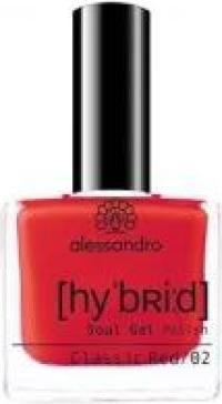 Produktbild Alessandro Nagellack Hybrid 110 Classic Red (110 Classic Red, Gel-Effekt Nagellack)