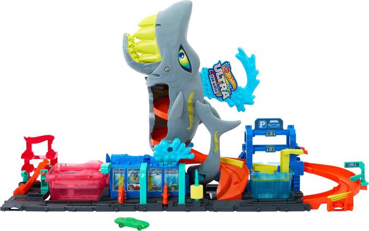 Produktbild Hot Wheels City Ultimative Hai Auto-Waschanlage