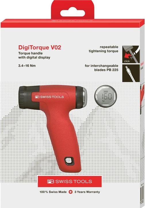 Image du produit PB Swiss Tools DigiTorque V02 (3.40 Nm, 16 Nm)