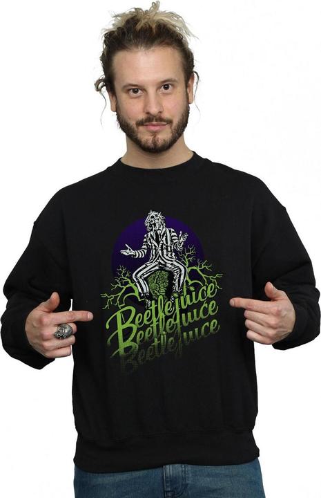 Produktbild Beetlejuice Faded Pose Baumwoll Sweatshirt (S)