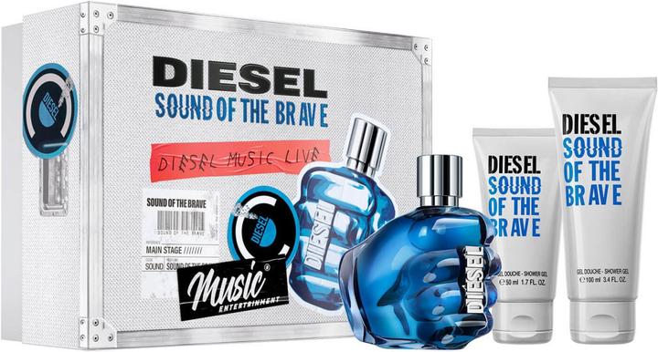 Immagine prodotto Diesel Fragrance Sound of the Brave Eau de Toilette 75ml + Gel doccia 100ml + 50ml (Eau de toilette, 4050.80 ml)