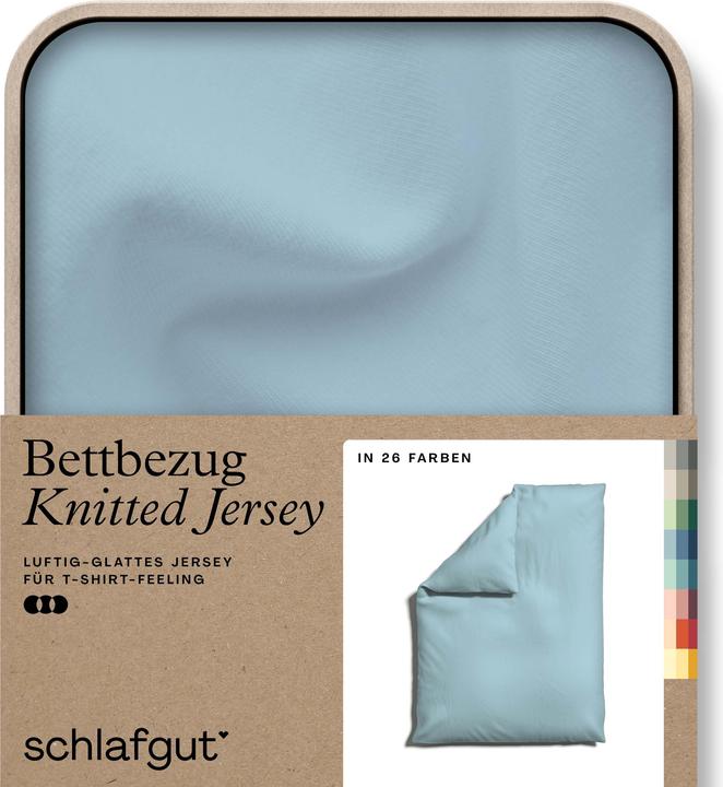 Actual product image schlafgut Knitted Jersey (Duvet cover, 155 x 220 cm)