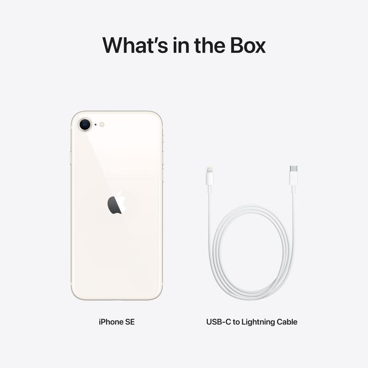 Immagine prodotto Apple iPhone SE (3rd Gen) (128 GB, Stellina, 4.70", SIM + eSIM, 12 Mpx, 5G)