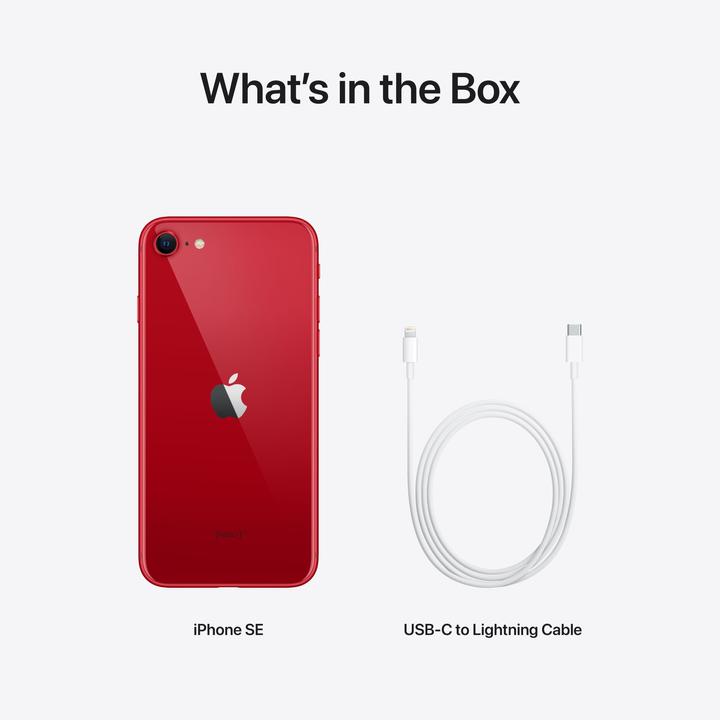 Produktbild Apple iPhone SE (3rd Gen) (256 GB, (PRODUCT)​RED, 4.70", SIM + eSIM, 12 Mpx, 5G)