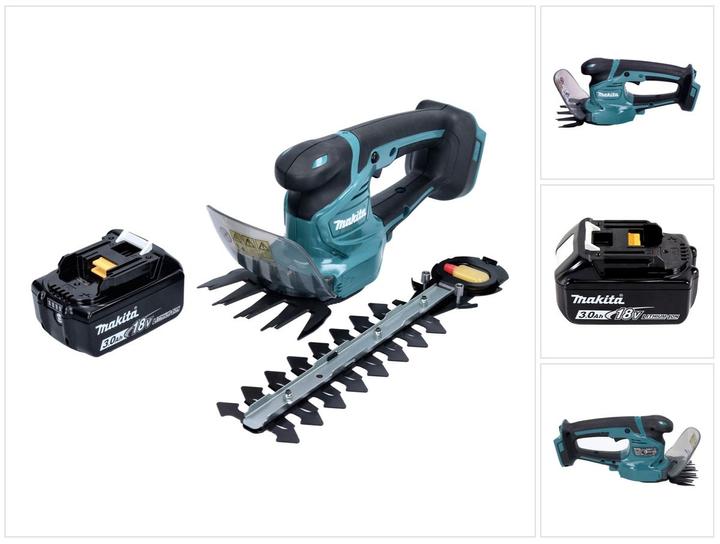 Produktbild Makita DUM 111 F1X Akku Grasschere Strauchschere 18 V + 1x Akku 3,0 Ah - ohne Ladegerät (Akkuheckenschere)