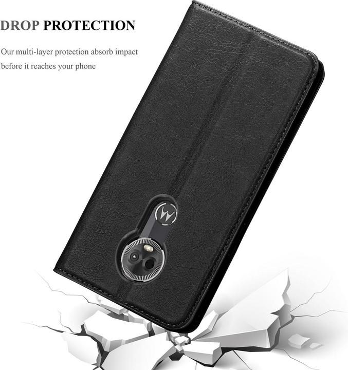 Productafbeelding Cadorabo Boek Onzichtbare Magneethoes (Motorola Moto E5 Plus)