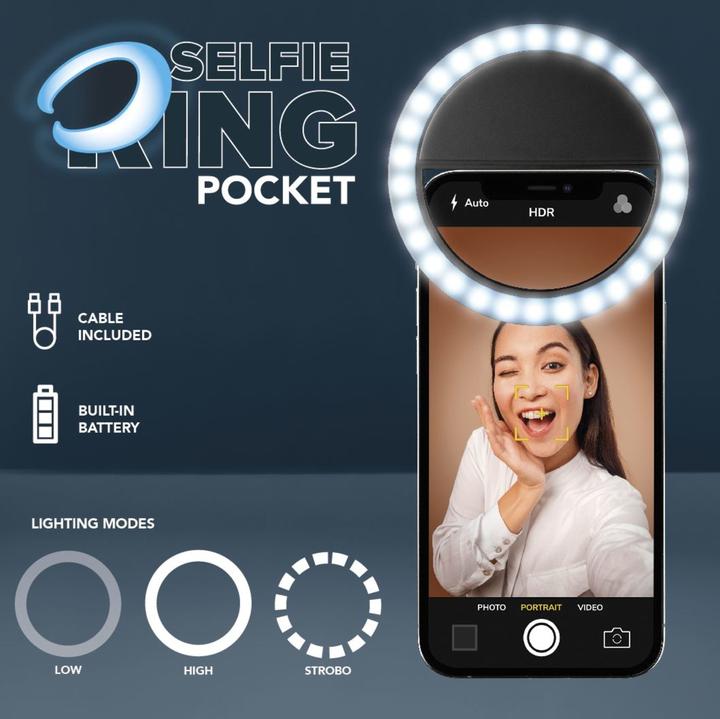 Immagine prodotto Cellularline Selfie Ring Pocket - Universale
