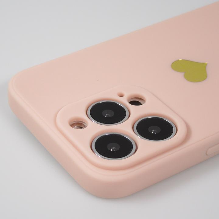 Actual product image PhoneLook Cover Silicone Mat Heart gold (Samsung Galaxy S24 Ultra)