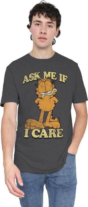 Actual product image Garfield Unisex Adult Ask Me T-Shirt (S)