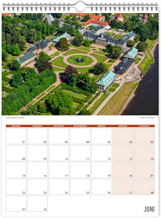 Produktbild Einschreibkalender Dresden und Schsische Schweiz 2026 (30 x 40 cm, Kein Einband, Deutsch)